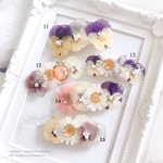 ｟12｠本物のいちごとお花のバレッタ