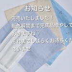 ポケット付き大人プリーツガーゼマスク　