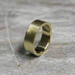 つや消し ブラスフラットリング 6.0mm幅 マット 真鍮｜BRASS RING 指輪 シンプル アクセサリー｜218