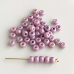 【5ｇ】6/0(約4㍉） チェコシードビーズ＊pink & purple ＊ czech seed beads