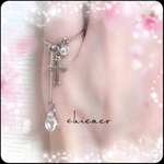 SWAROVSKIとクロスのサンキャッチャーリング シルバー