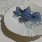 リボンのピアス