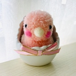 再販❗️ピンクのインコちゃん