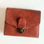 コンパクト財布   差し込み錠式