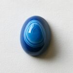 SALE＊天然石＊ブルーアゲート　オーバル　カボション＊ルース　 20 ct 