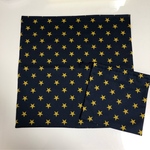 ランチョンマット&巾着袋セット　男の子（ネイビー系・星柄）