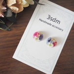 お花ぎゅぎゅっとピアス