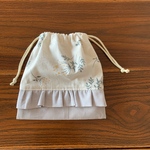上品なお花の巾着袋☆