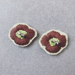 honey×cocoa刺繍ピアス