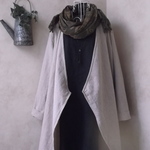 ＜arunalucky様ご予約品＞リネンのユラユラコート