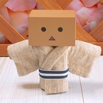 わけあり着物(帯・紺白)