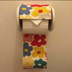 花柄カラフル＊トイレットペーパーカバー