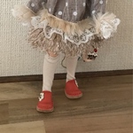 【ネオブライス】サイズ    お花のスリッポン ピンク