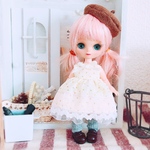 しろいちごのバルーンワンピース✩.*˚