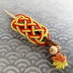 和菓子と水引のマジェステ(紅葉)