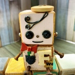 Fのイニシャルをつけたロボットふーみん☆