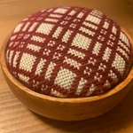 こぎん刺し ピンクッション（赤色）28