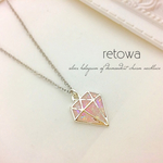 【再販】diamondcut silver necklace