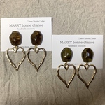 ［ピアス/イヤリング］ハートゆがみ❤︎