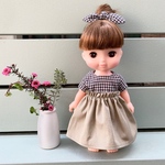 ハンドメイド  メルちゃん ソランちゃん ワンピース&ヘアゴムセット