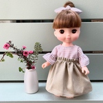 ハンドメイド  メルちゃん ソランちゃん ワンピース&ヘアゴムセット