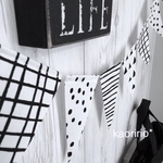 Black&White モノトーン フラッグガーランド