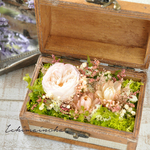 trunk box flower ～antique pink～