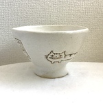デジ猫の手びねり御飯茶碗
