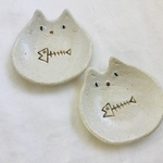 猫の小皿　FISH-BONE