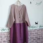 *daikokumaru様オーダー品*切替カシュクールワンピース**