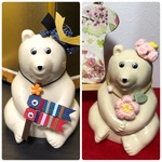 しろくま貯金箱  お節句 & ひな祭り