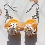 【SALE】今日のおやつ＊チョコバナナ生クリームパンケーキ＊ピアス