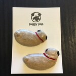 【2個セット】後ろ姿のパグマグネット 約5cm