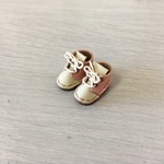 オビツ11の紐靴★白とピンクのツートン★ミディーブライス・ワンダーフロッグも履けます