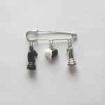 chess brooch