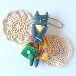 おめかし猫ちゃんのお出かけドールチャーム＊0３３