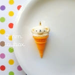 YUMYUMくまアイスクリーム【ピアス/イヤリング/ネックレス】
