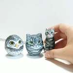 【シルニャンさまご注文品】猫フクロウセット