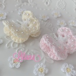 ♡わたあめ蝶々♡ベビークリップ♡