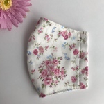 ふんわり立体マスク(ピンク小花)