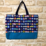 レッスンバッグ&シューズバッグ男の子　電車柄