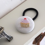 カップケーキのヘアゴム