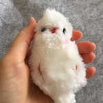 白文鳥さんのブローチ