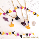 HAPPY★HALLOWEEN★とんがり魔女ぼうしのペンダント