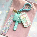 キーホルダー ゆめかわ ブルー