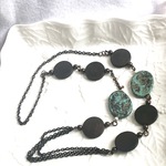 アジアン風 ウッド風 ロングネックレス☆