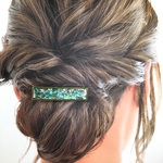限定1点❤️オーロラシェルヘアクリップ