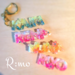 《再販》【オーダー】Kirakira flower Name ヘアピン【お名前入り】
