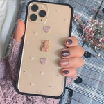 くまさんのガーリースマホケース