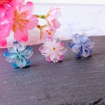 桜言葉ピアス/イヤリング